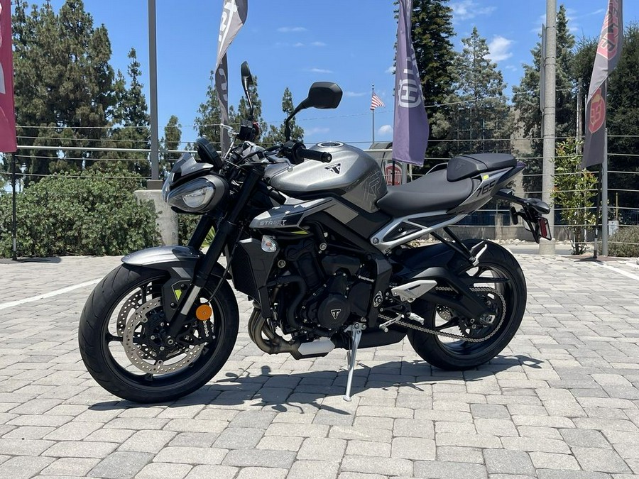 2024 Triumph Street Triple R Matte Silver Ice