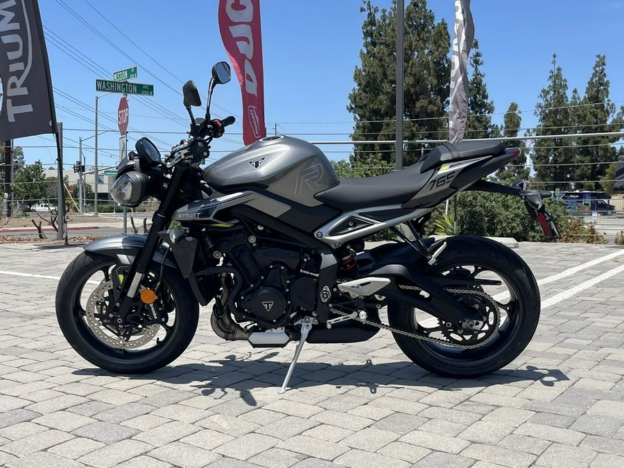 2024 Triumph Street Triple R Matte Silver Ice