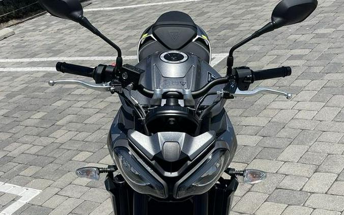 2024 Triumph Street Triple R Matte Silver Ice