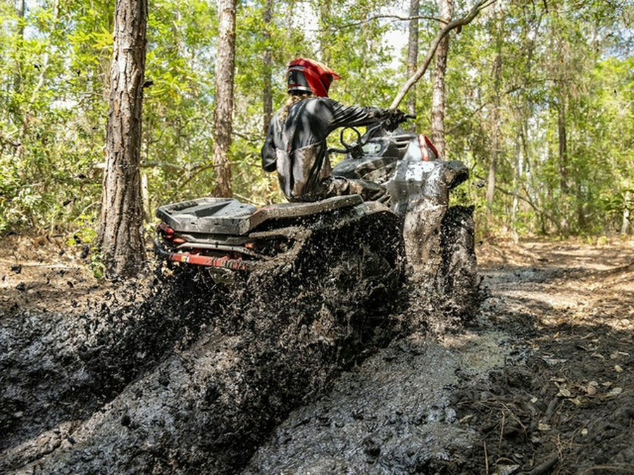 2025 Can-Am Outlander X mr 1000R Granite Grey & Legion Red 1000R