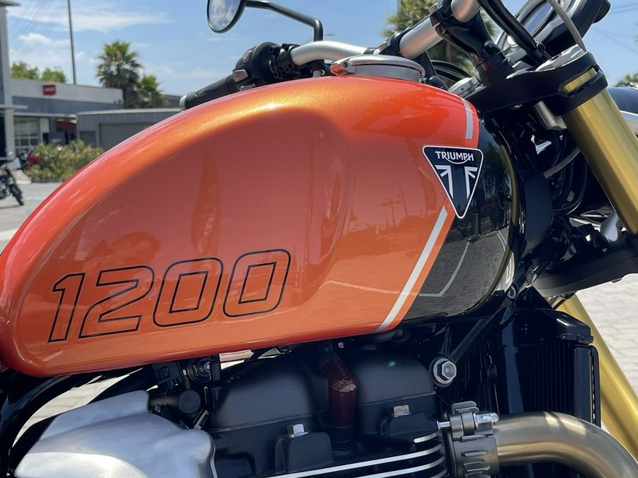 2024 Triumph Scrambler 1200 XE Baja Orange / Phantom Black