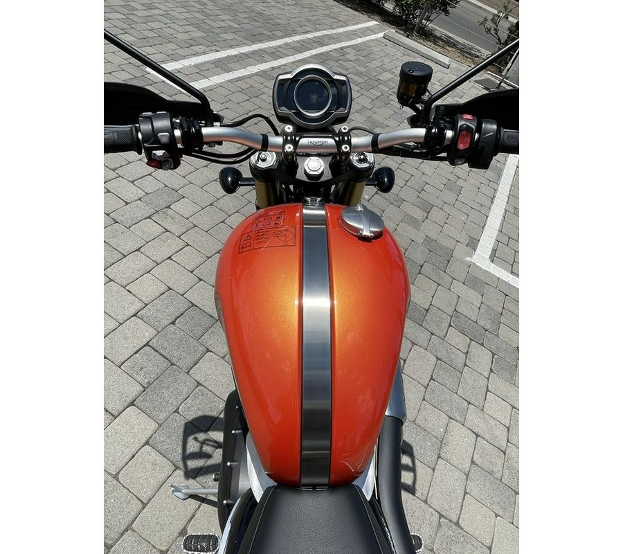 2024 Triumph Scrambler 1200 XE Baja Orange / Phantom Black