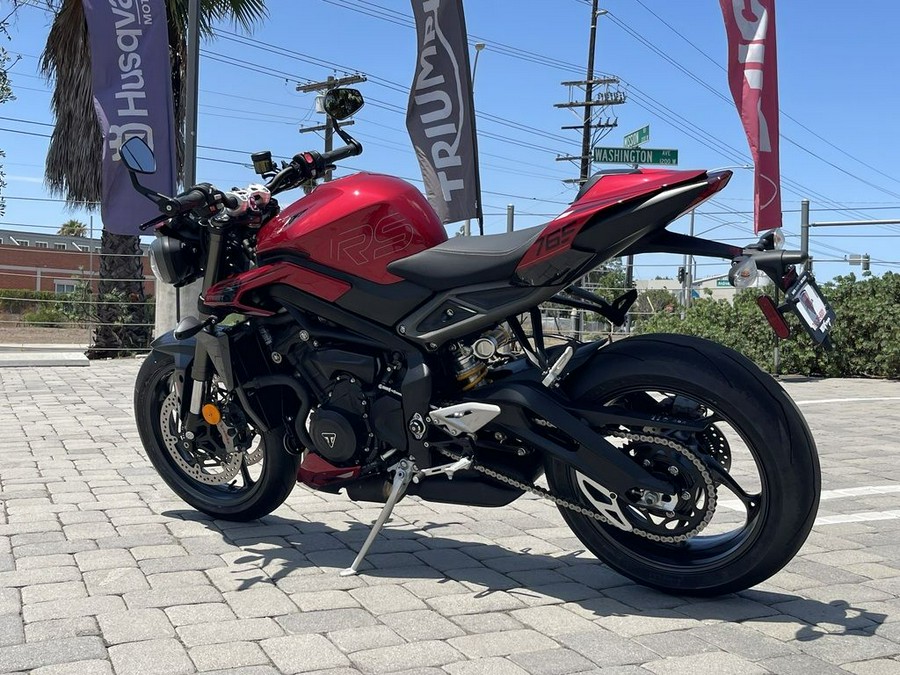 2024 Triumph Street Triple 765 RS Carnival Red