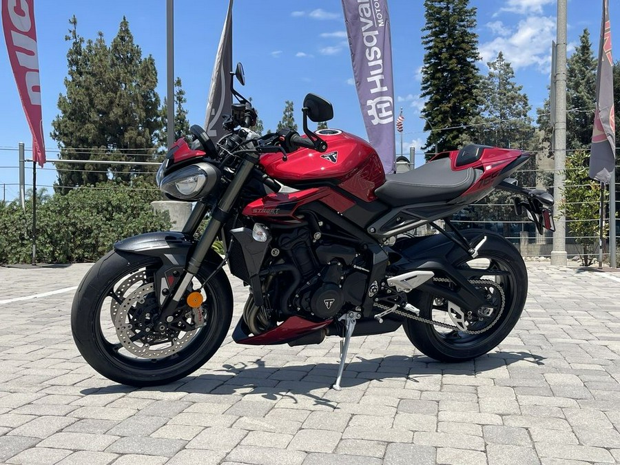 2024 Triumph Street Triple 765 RS Carnival Red