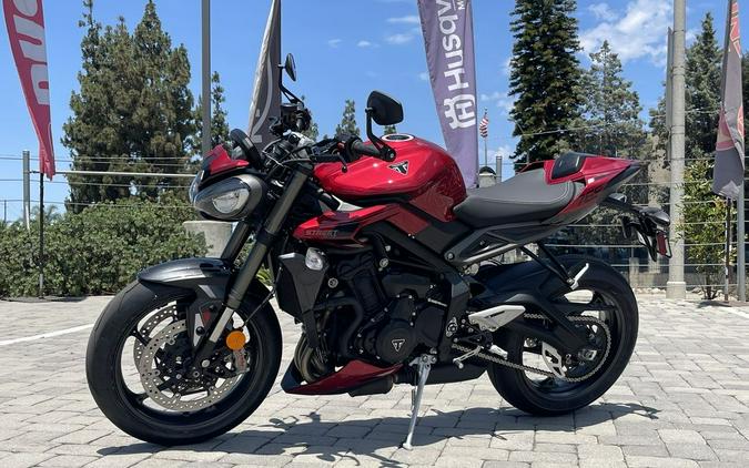 2024 Triumph Street Triple 765 RS Carnival Red