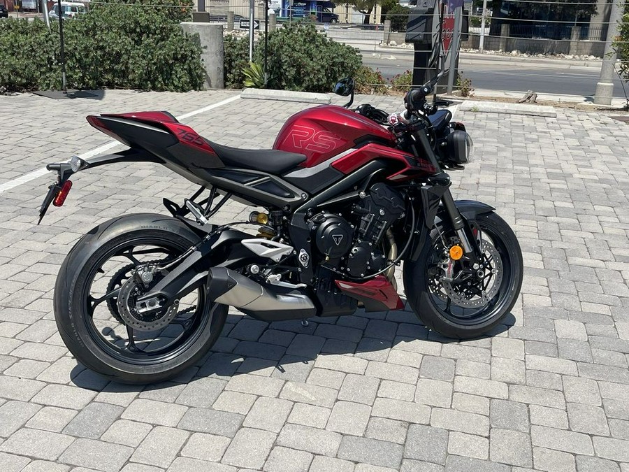 2024 Triumph Street Triple 765 RS Carnival Red