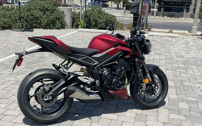 2024 Triumph Street Triple 765 RS Carnival Red