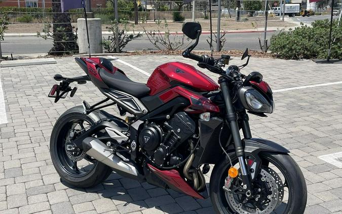 2024 Triumph Street Triple 765 RS Carnival Red