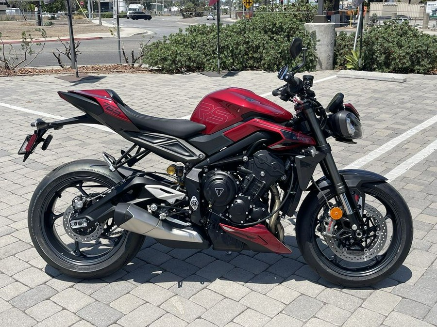 2024 Triumph Street Triple 765 RS Carnival Red