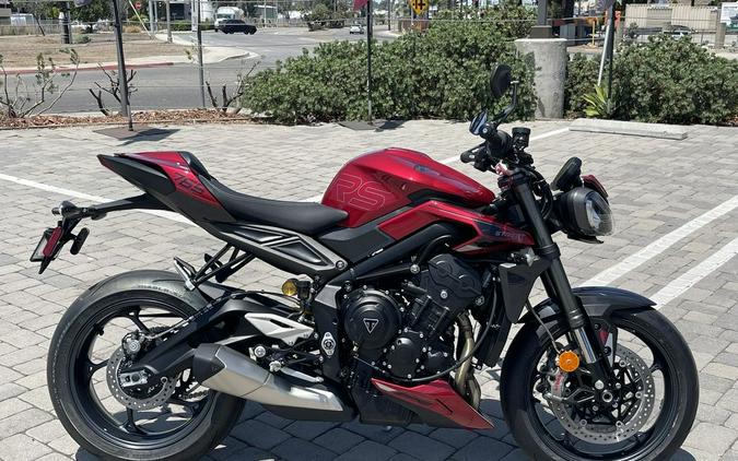 2024 Triumph Street Triple 765 RS Carnival Red