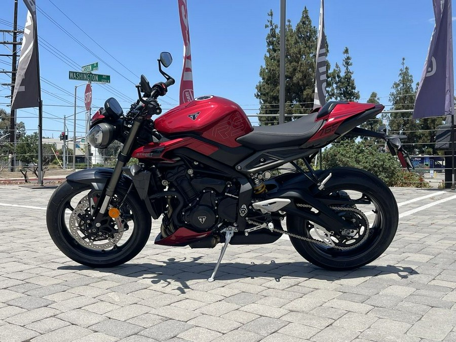 2024 Triumph Street Triple 765 RS Carnival Red