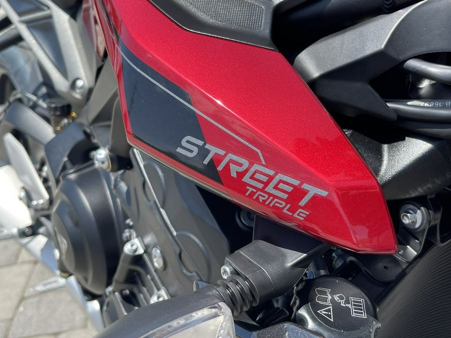 2024 Triumph Street Triple 765 RS Carnival Red