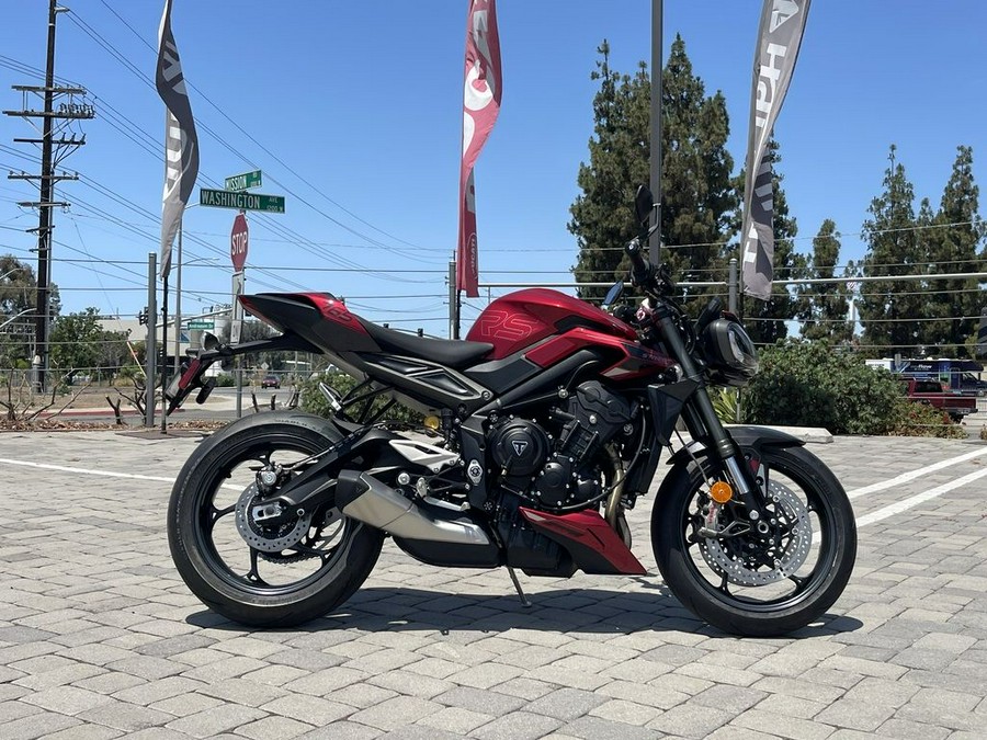 2024 Triumph Street Triple 765 RS Carnival Red