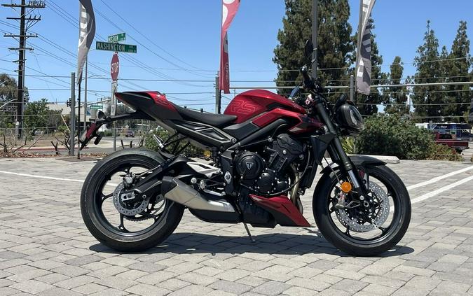 2024 Triumph Street Triple 765 RS Carnival Red