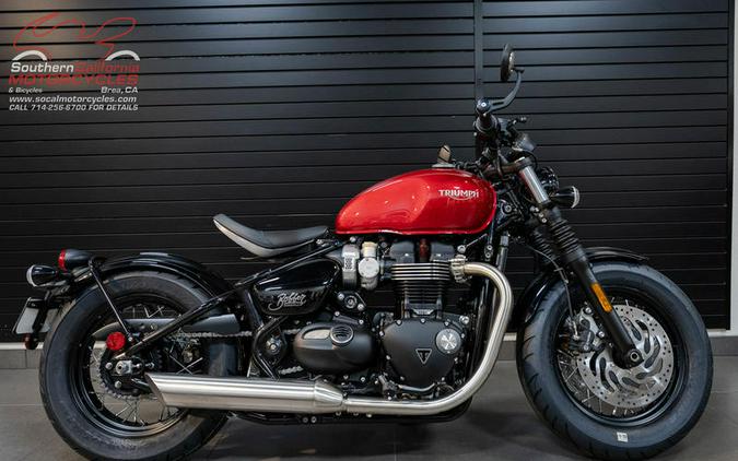 2024 Triumph Bonneville Bobber Red Hopper