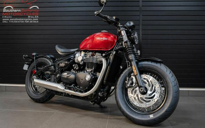 2024 Triumph Bonneville Bobber Red Hopper