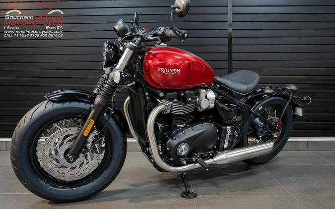 2024 Triumph Bonneville Bobber Red Hopper