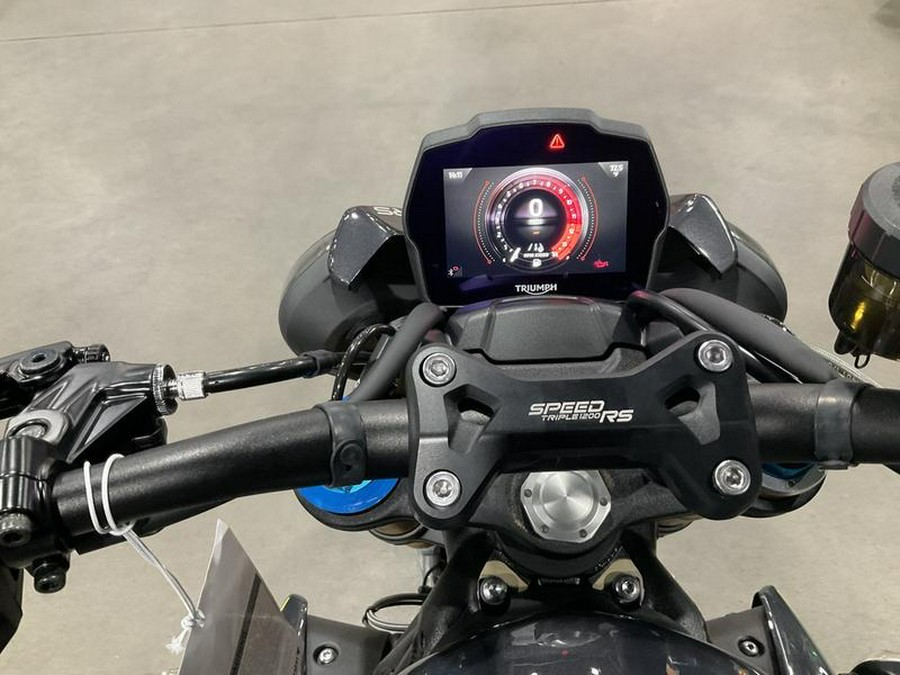 2025 Triumph Speed Triple 1200 RS Jet Black