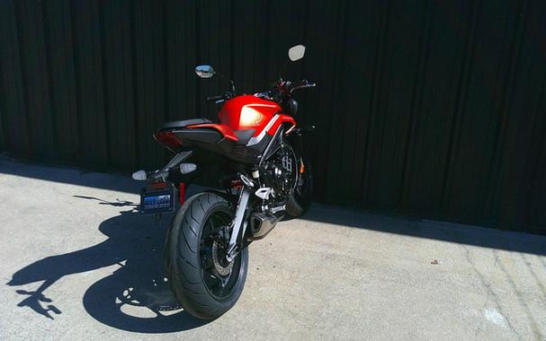 2025 Triumph Street Triple 765 R Matte Baja Orange