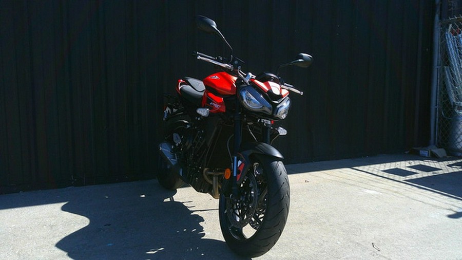 2025 Triumph Street Triple 765 R Matte Baja Orange