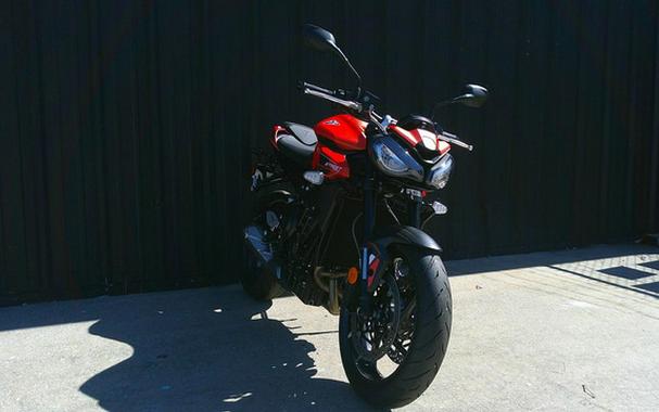2025 Triumph Street Triple 765 R Matte Baja Orange