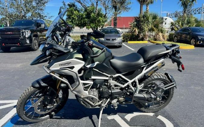 2023 Triumph Tiger 1200 Rally Explorer Matte Khaki Green