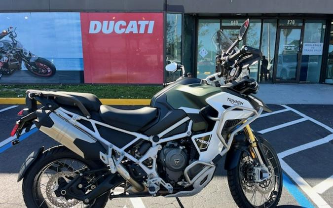 2023 Triumph Tiger 1200 Rally Explorer Matte Khaki Green