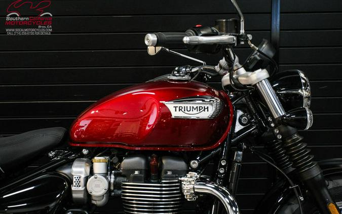 2024 Triumph Bonneville Speedmaster Cordovan Red