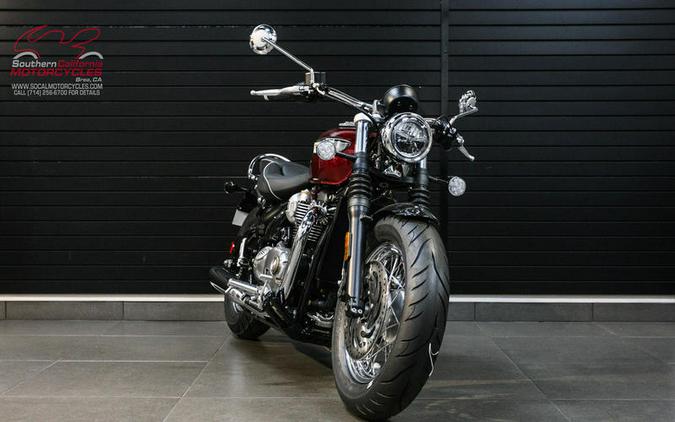 2024 Triumph Bonneville Speedmaster Cordovan Red