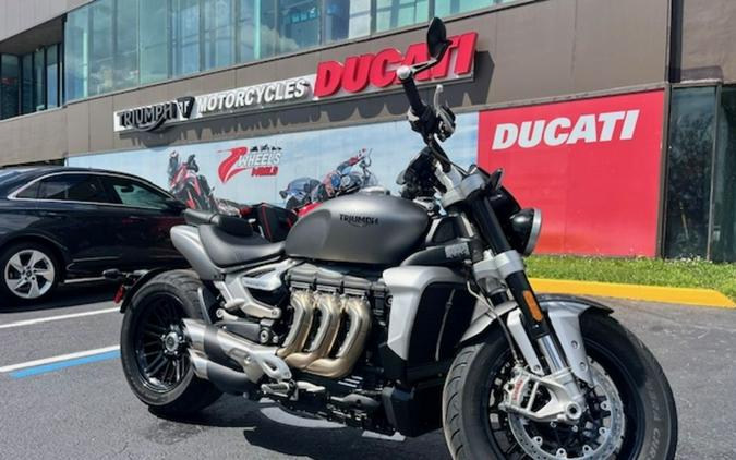 2024 Triumph Rocket 3 R Matte Silver Ice