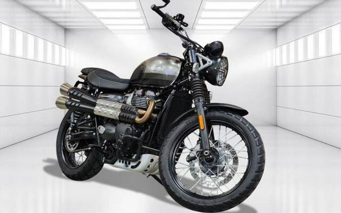 2022 Triumph Street Scrambler Sandstorm Edition Sandstorm Matt Storm Grey