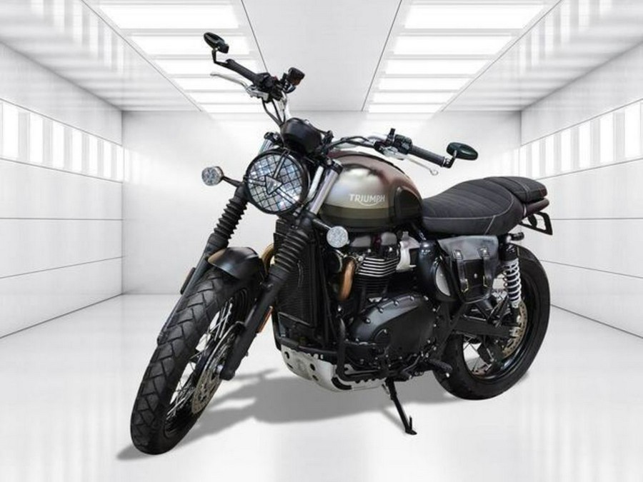 2022 Triumph Street Scrambler Sandstorm Edition Sandstorm Matt Storm Grey