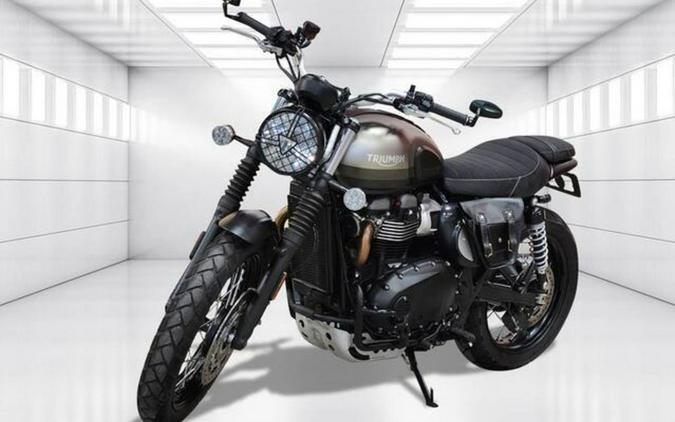 2022 Triumph Street Scrambler Sandstorm Edition Sandstorm Matt Storm Grey