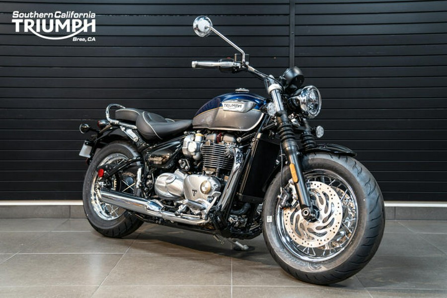 2024 Triumph Bonneville Speedmaster Pacific Blue/Silver Ice