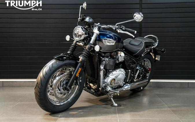 2024 Triumph Bonneville Speedmaster Pacific Blue/Silver Ice