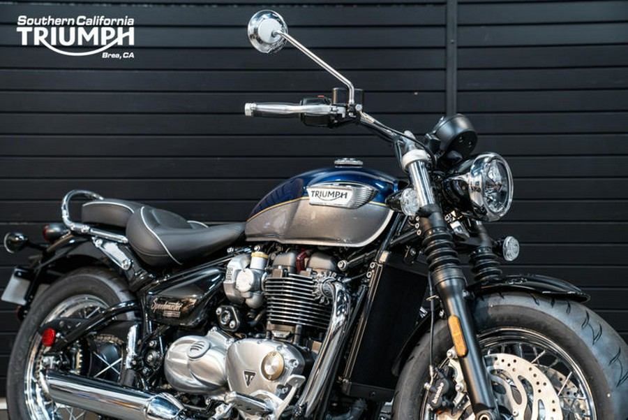 2024 Triumph Bonneville Speedmaster Pacific Blue/Silver Ice