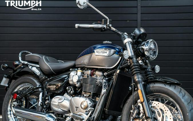 2024 Triumph Bonneville Speedmaster Pacific Blue/Silver Ice