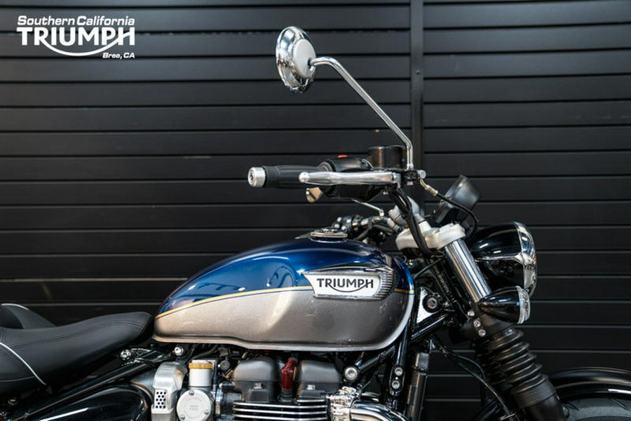 2024 Triumph Bonneville Speedmaster Pacific Blue/Silver Ice