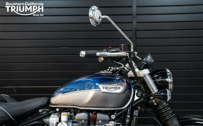 2024 Triumph Bonneville Speedmaster Pacific Blue/Silver Ice