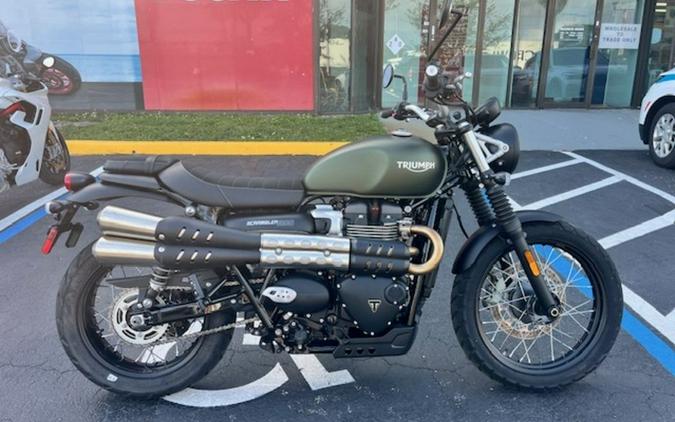 2023 Triumph Scrambler 900 Matte Khaki Green