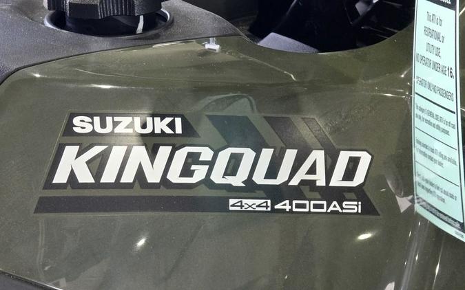 2025 Suzuki KingQuad 400 ASi