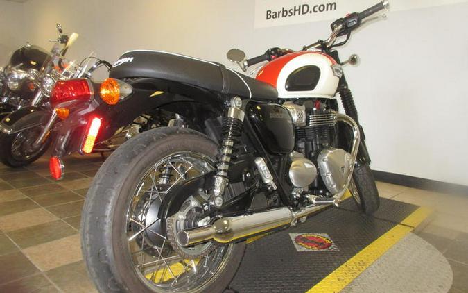 2017 Triumph Bonneville T100 New England White/Intense Orange