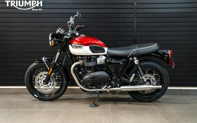 2024 Triumph Bonneville T100 Carnival Red/Fusion White