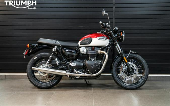 2024 Triumph Bonneville T100 Carnival Red/Fusion White