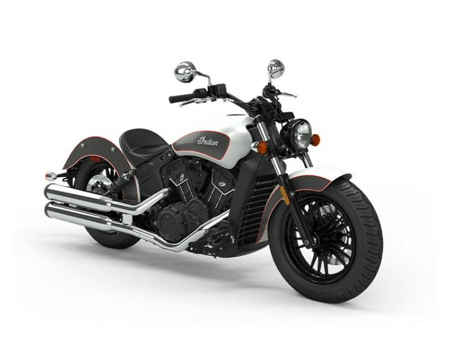 2020 Indian Motorcycle® Scout® Sixty ABS Pearl White/Titanium Metallic