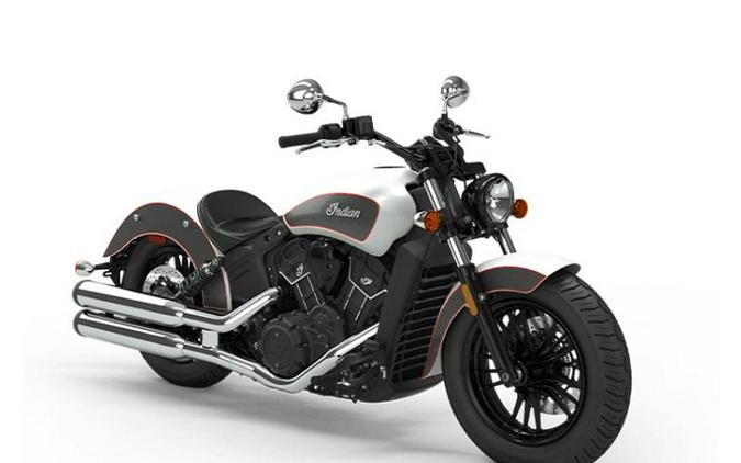 2020 Indian Motorcycle® Scout® Sixty ABS Pearl White/Titanium Metallic