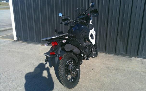 2025 Kawasaki KLR 650 Pearl Crystal WhiteMetallic Carbon Gray