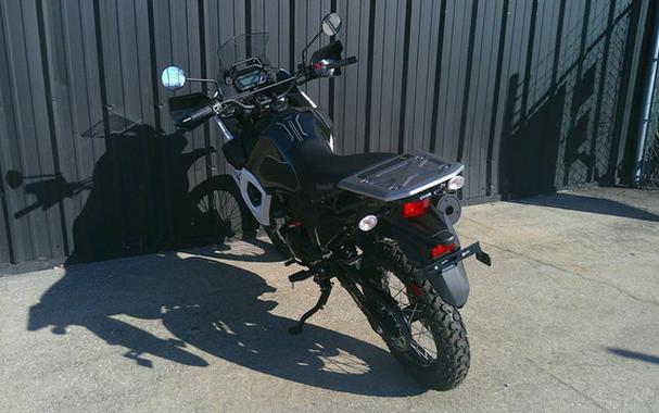2025 Kawasaki KLR 650 Pearl Crystal WhiteMetallic Carbon Gray