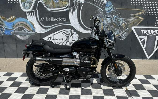 2023 Triumph Scrambler 900 Jet Black