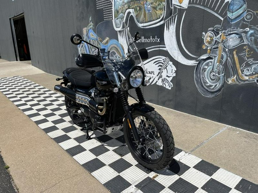 2023 Triumph Scrambler 900 Jet Black